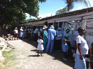 Clinic in a rural area near Gonaives