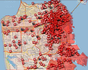 Homelessness and Assualts San Francisco April-May 2011